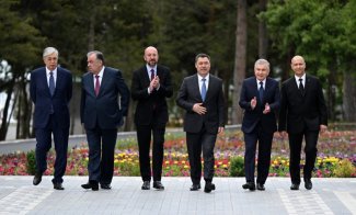Przywódcy państw Azji Centralnej i Charles Michel